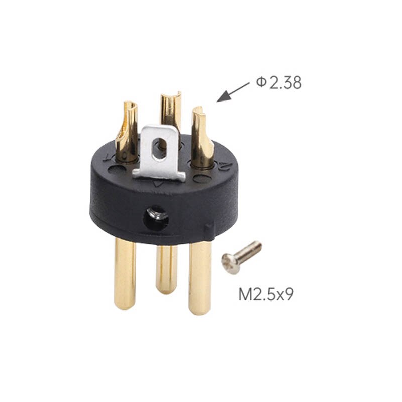 Di alta qualità 100 pz/lotto 3 Spille Pole XLR maschio con 3 P Parte degli accessori: YELLOW