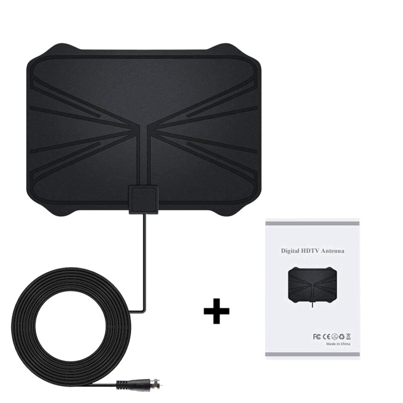 990 Miles TV Aerial Amplified 4K 1080P HD Digital HDTV Antenna with Adjustable Amplifier Signal Booster