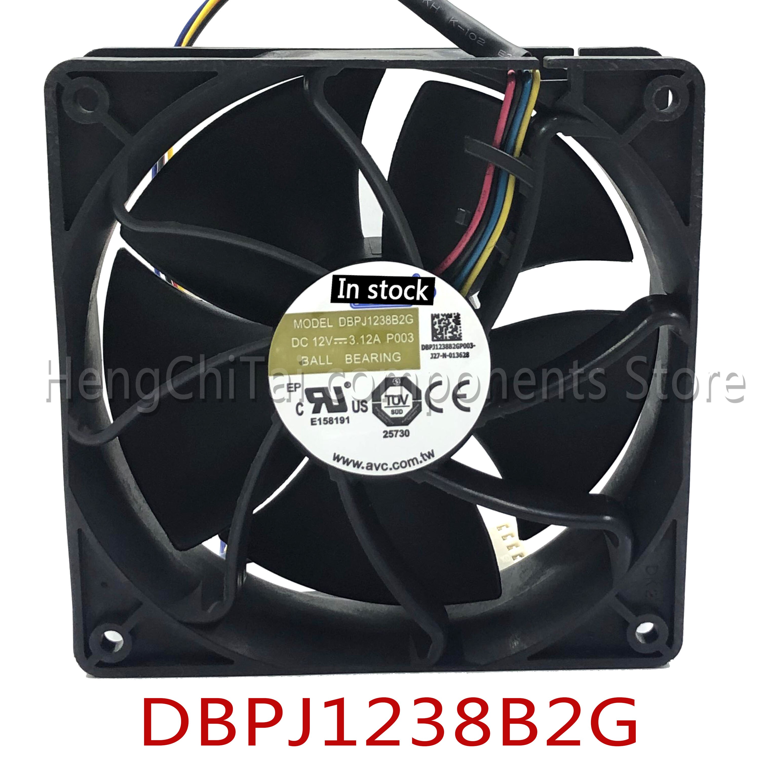 120mm High Speed Lüfter 12V - 120x120x38mm GPU Miner Lüfter Dual Ball