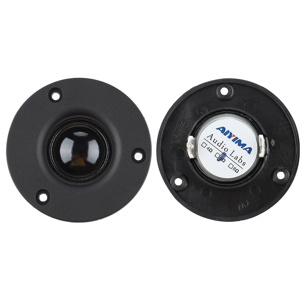 AIYIMA 2Pcs 3 Inch Tweeter Speaker 25 Core Silk Membrane 4 6 OHM 20W Treble Loudspeaker HIFI Sound Speaker Home Theater DIY