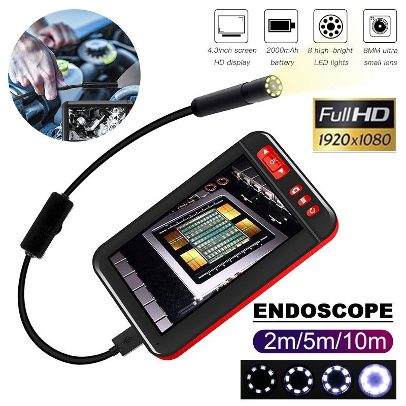 Duurzaam 8Mm Oor Lepel Borescope Endoscoop Inspectie Camera Monitoring Foto 'S Microscoop Draagbare F200 1080P Real-Time Video