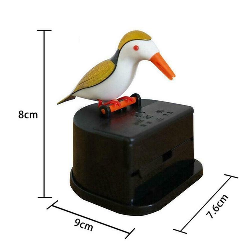 Toothpick Dispenser Automatic Bird Toothpick Box Woodpecker Toothpick Dispenser Table Toothpick Case Storage