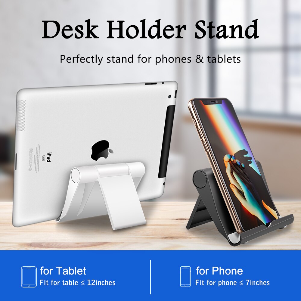Universal Desk Phone Stand for iPhone iPad Adjustable Tablet Foldable Desk Phone Desk Stand Stand
