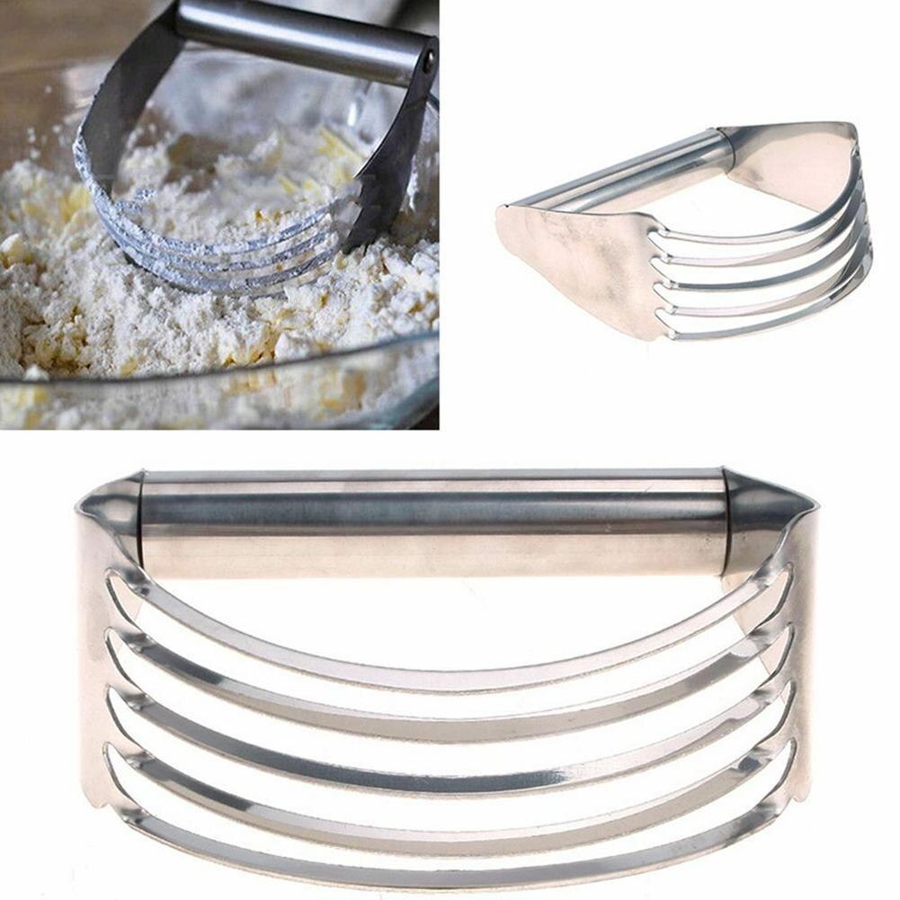 Mixing Dough and Cutting Butter Flour Mixer Butter Accessories Lard Kitchen Baking Blender Blades Pastry Steel L4H0