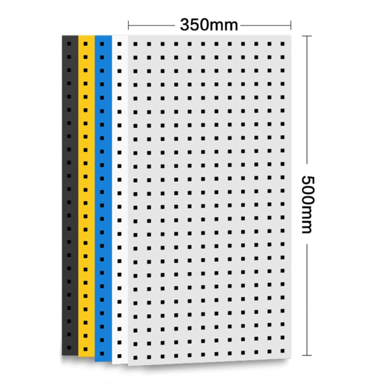1Pc Board Muur Gemonteerde Gat Boord Haak Hardware Tool Opbergrek Toolbox Opknoping Boord Opknoping Boord Tool Opslag haakse Slijper