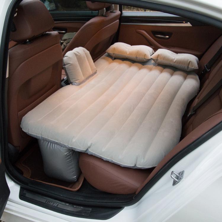Colchón hinchable para coche, cama de viaje, cama de aire inflable de PVC Universal para asiento trasero, sofá multifuncional, 1 Juego: Azul real