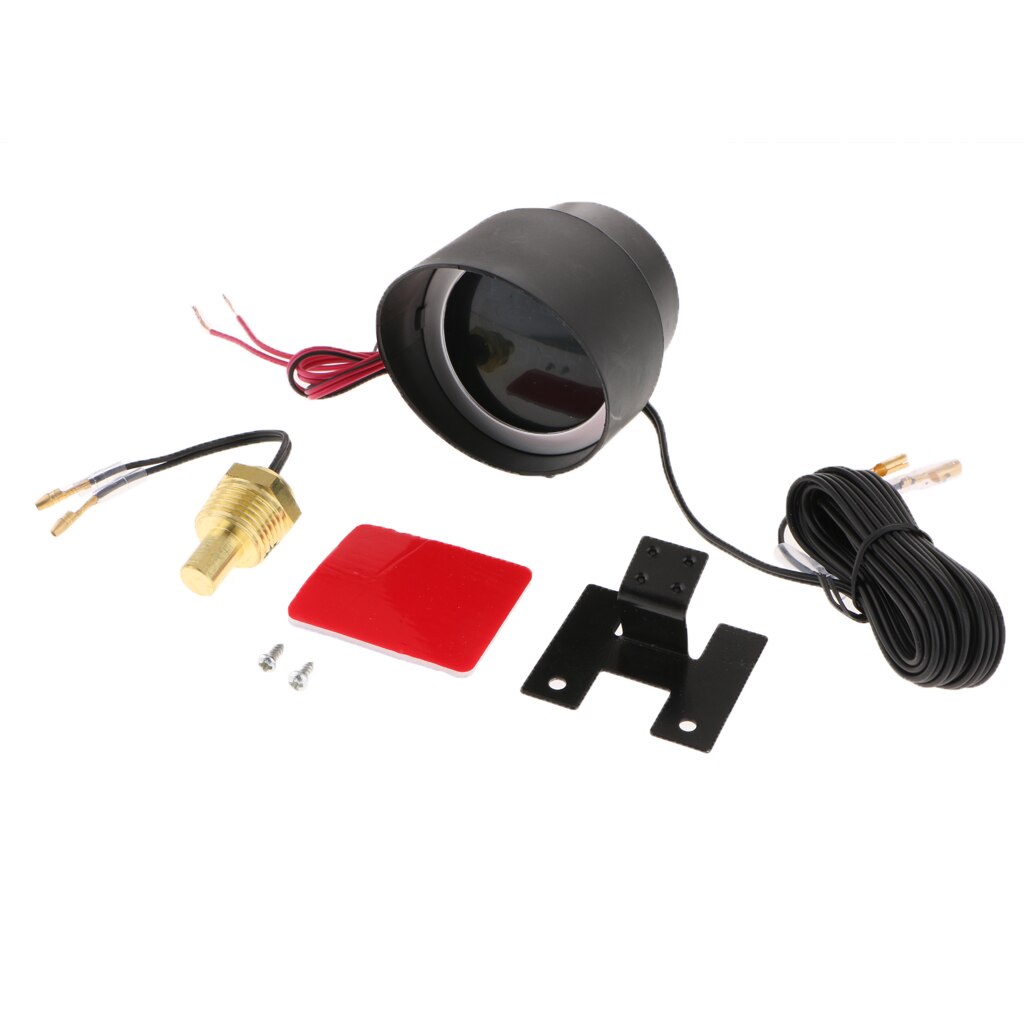 12V/24V Digital Voltmeter Water Temp Gauge Sensor Blue LED with Double-sided Tape:  21mm