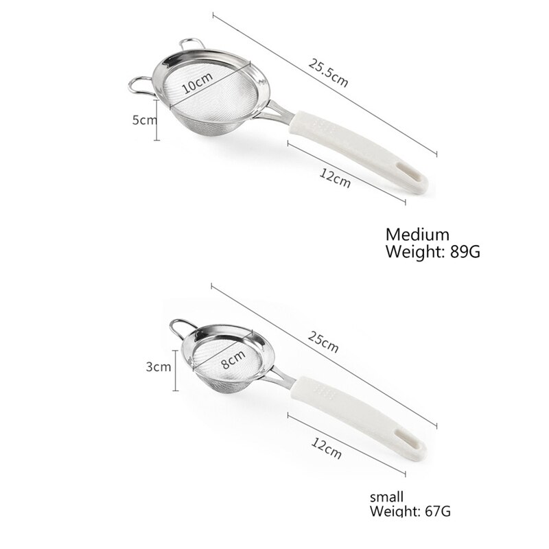 Fine Mesh Filter Double-layer Mesh Baking Tool Bandwidth Ear Kitchen Supplies Stainless Steel Gas Cooker 30.48 Cm