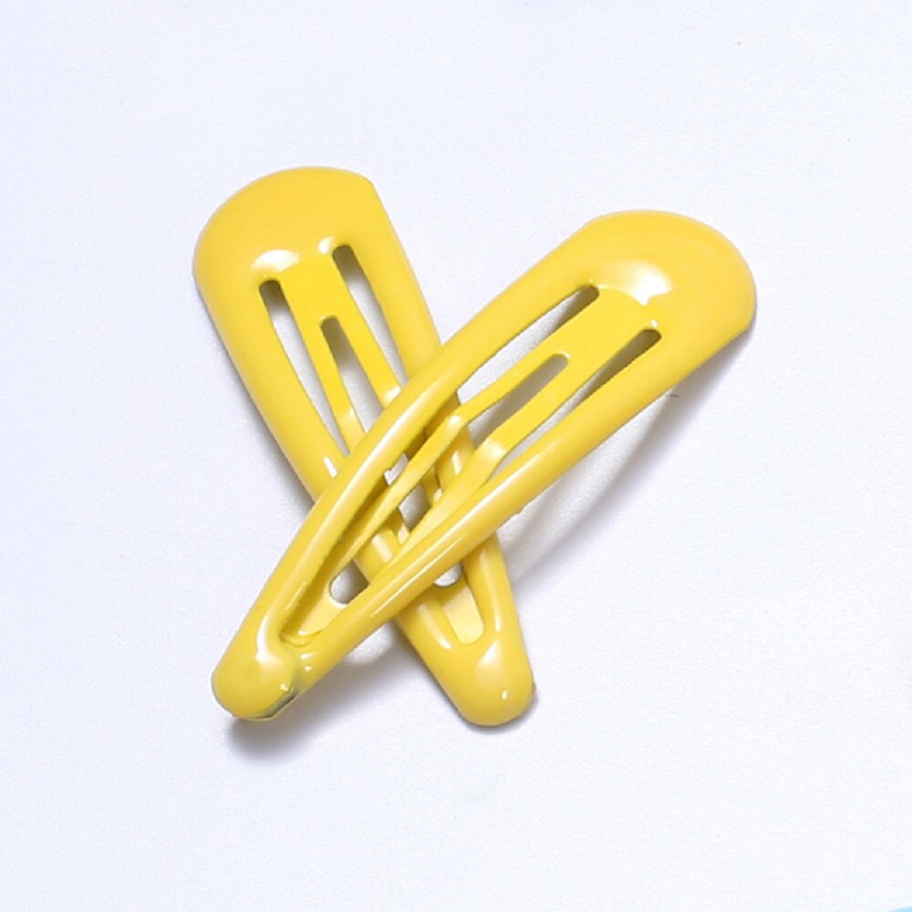 Barrettes à cheveux pour enfants, épingles colorées, couleur bonbon, 1 pièce, accessoires: yellow