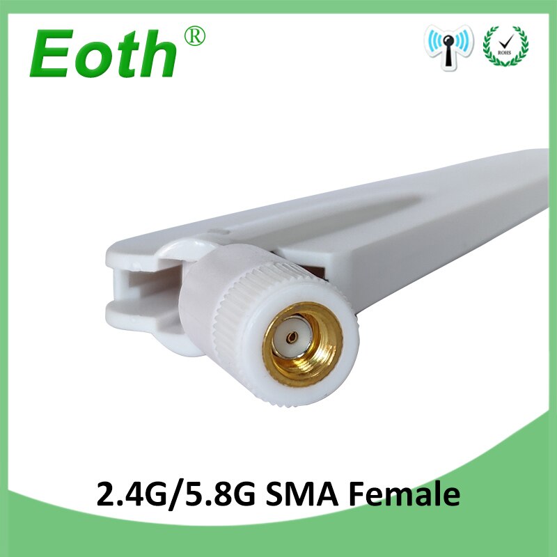 2 stücke 2,4 GHz 5,8 Ghz 5G Antenne RP-SMA 8dBi wifi Antenne Dual Band Omni-gerichtet WI FI antena luft SMA weiblichen kabellos Router