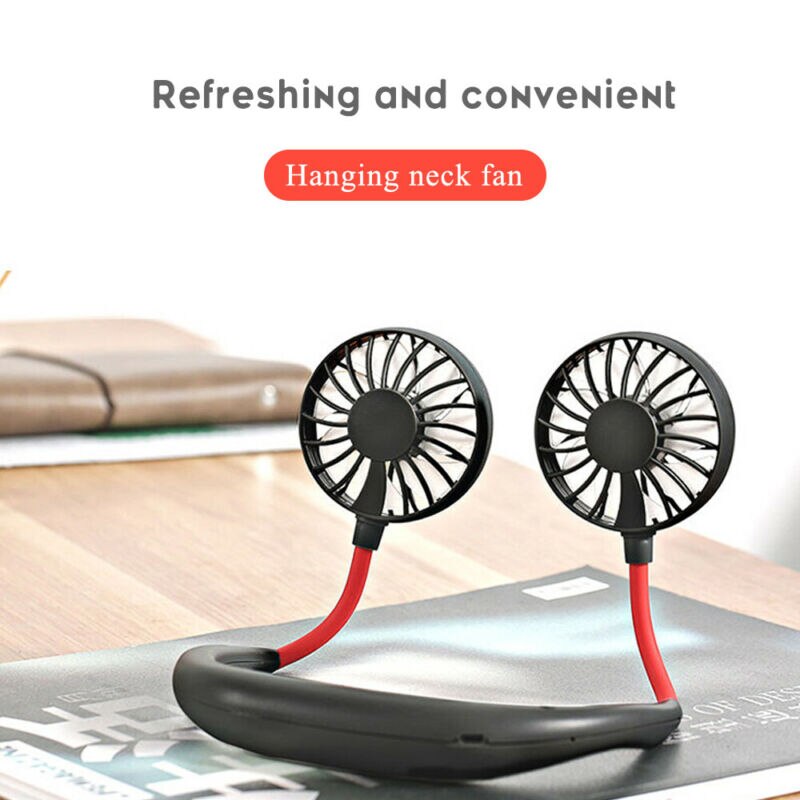 Neck Fan - Rechargeable Portable Hands-Free Personal Fan - 3 Speed Adjustable