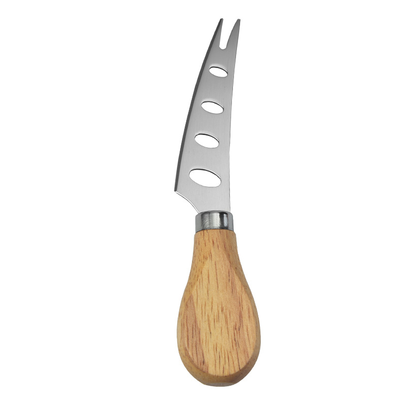 Stahl Edelstahl Käse messer mit Bambus Holzgriff Küche Backwerk zeug Slicer Cutter 1 Stück Bambus Küche: MULTI
