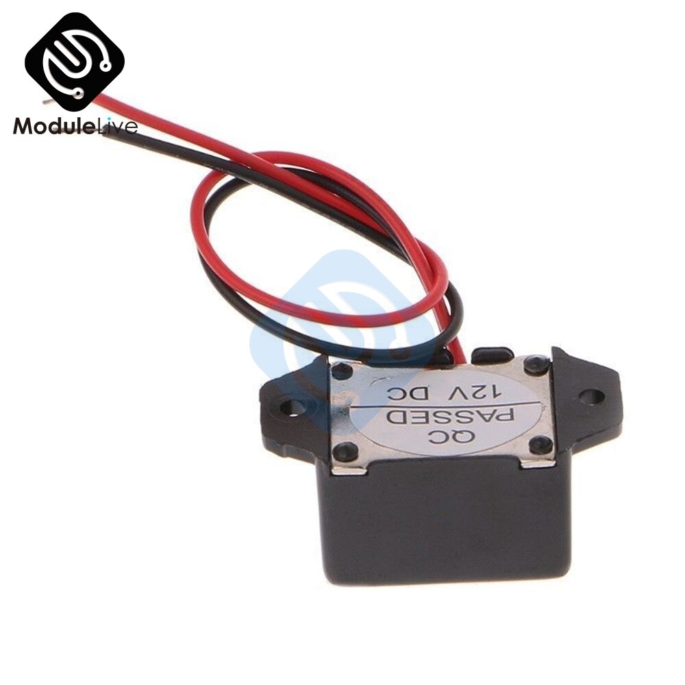 DC 12V 85dB Alarm Buzzer Mini Electronic Alarm Buzzers Continuous Constant Tone Buzzer Tools