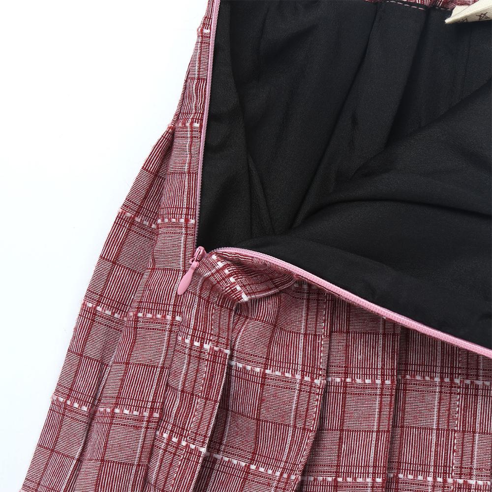 Kids Girls Pleated Skirt Cute Japanese School Uniform Toddler Teen Girls A-line Plaid Skirt Mini Short Skirts Children Clothing