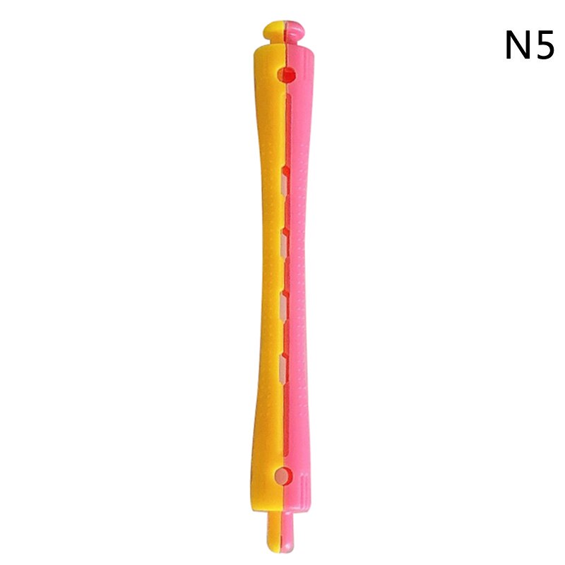 10 stuks/partij haarkrultang trekkern haarroller krultang haartool magische haarkrulspelden rollers voor haar kapperssalon gereedschap: 0.9cm