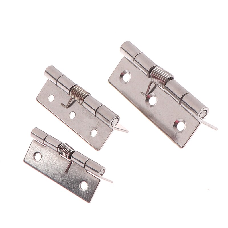 2/2.5/3 zoll Lange Edelstahl Tür Scharniere Silber Schrank Schublade Schmuck Kasten Scharnier Stiefel Marine Scharnier Für Möbel Hardware-