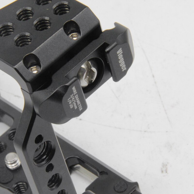 Dslr Camera Kabel Klem Draagbare Kooi L Plaat Montage Draad Clip Organizer Kit Met 1/4Inch Universal Voor slr Dslr Camera