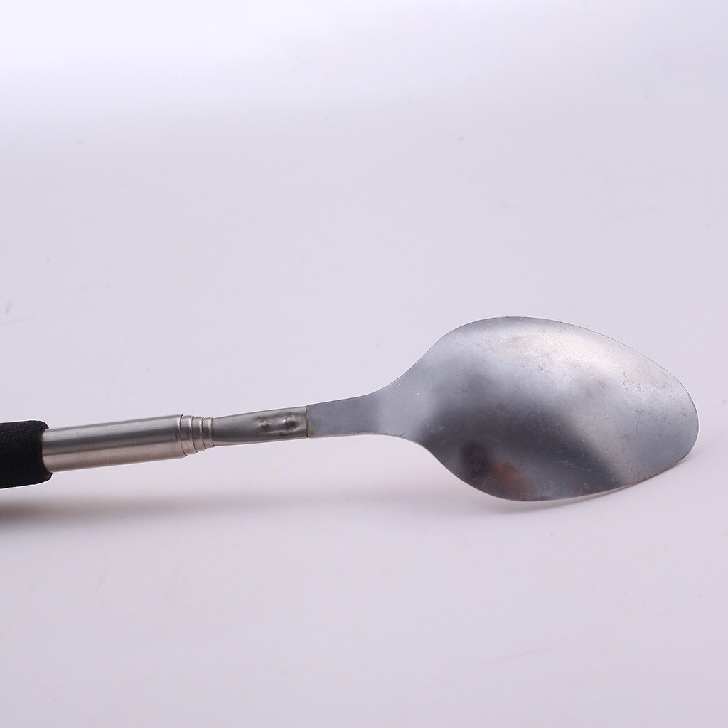 Funny Spoon Extension Long Extendable Telescopic Freeloader Trick Prank BBQ Tool Home kitchen tool accessories tableware посуда