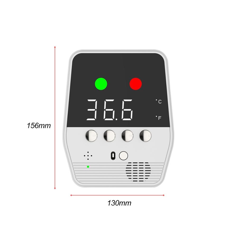 Intelligent Non-contact IR Infrared Sensor Hand Forehead Hanging Thermometer °C/°F Wall Hanging for Schools, Offices, Shops