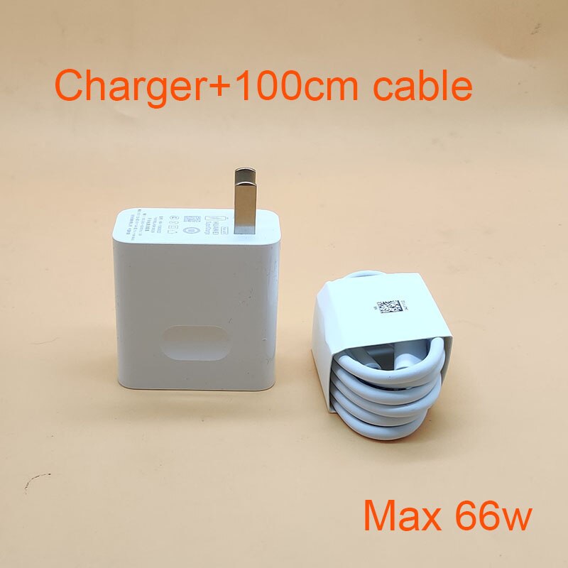 Original HUAWEI Charger 66W Fast charge adapter SuperCharge USB 6A Type C Cable For p50 p40 Mate 40 pro honor 50 nova 9 magic 3: Charger and Cable