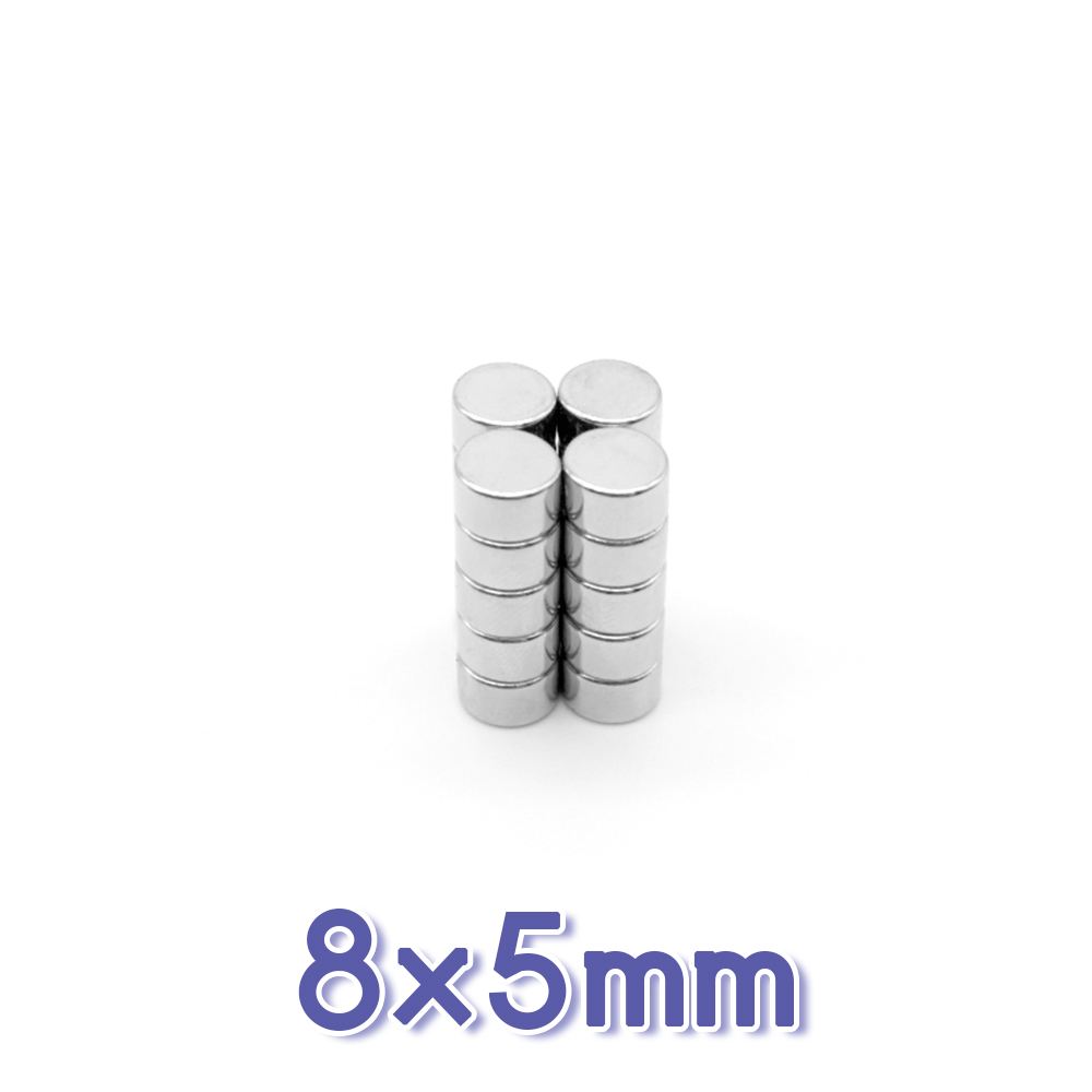 10/20/50/100/150/200 pièces 8x5 Mini aimant rond N35 disque néodyme aimant puissant Permanent 8x5mm 8*5mm