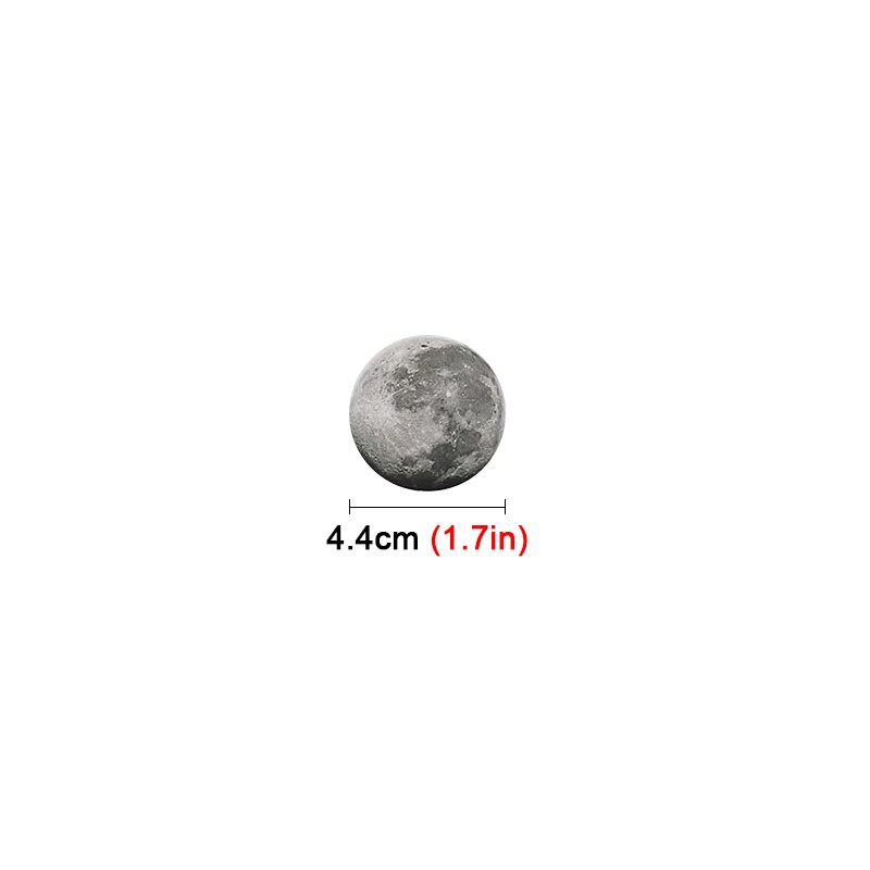 4.4cm Mini Moon Phase Stickers Adhesive Scrapbooks Decals DIY Decoration for Laptop Notebooks