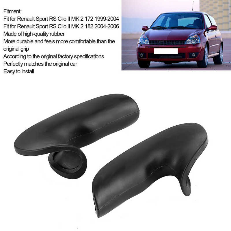 2 uds volante pulgar agarres de repuesto 8200058695 apto para Renault deporte RS Clio II MK 2 172/182 estilo