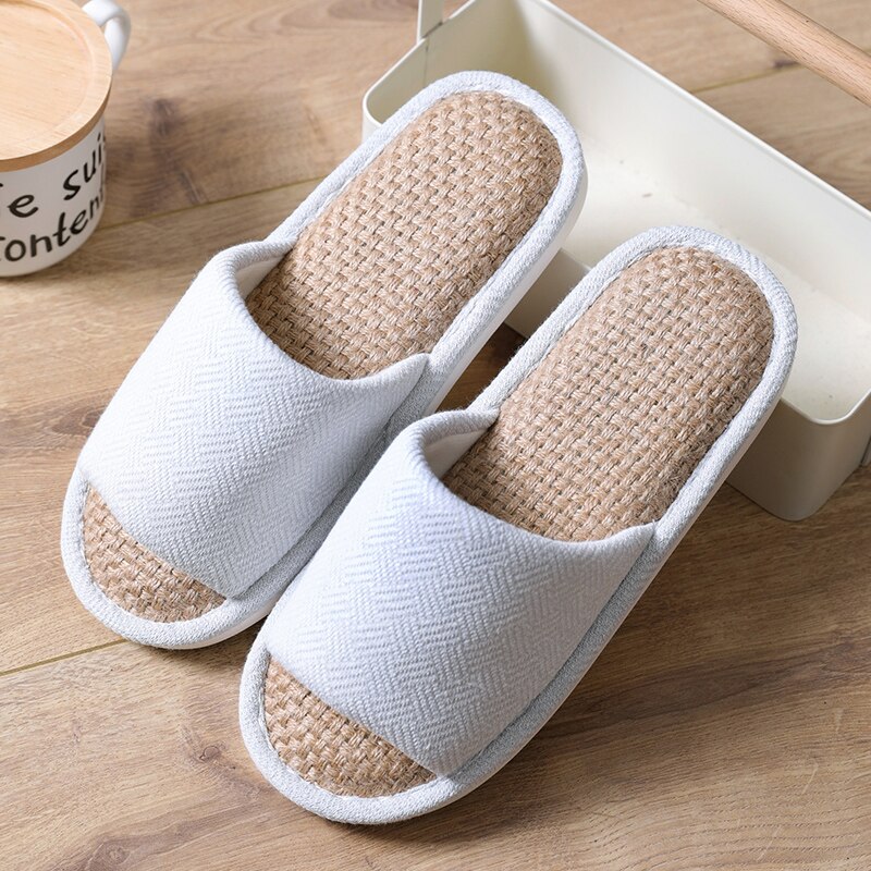 TZLDN Uomini Pantofole Estive Morbido lino Coperta Casa di Vibrazione di Cadute di Canapa aprire dito del piede Sandali Ragazzi piatto casuale Presentazioni Aziende Produttrici Giochi spiaggia grande dimensione scarpe