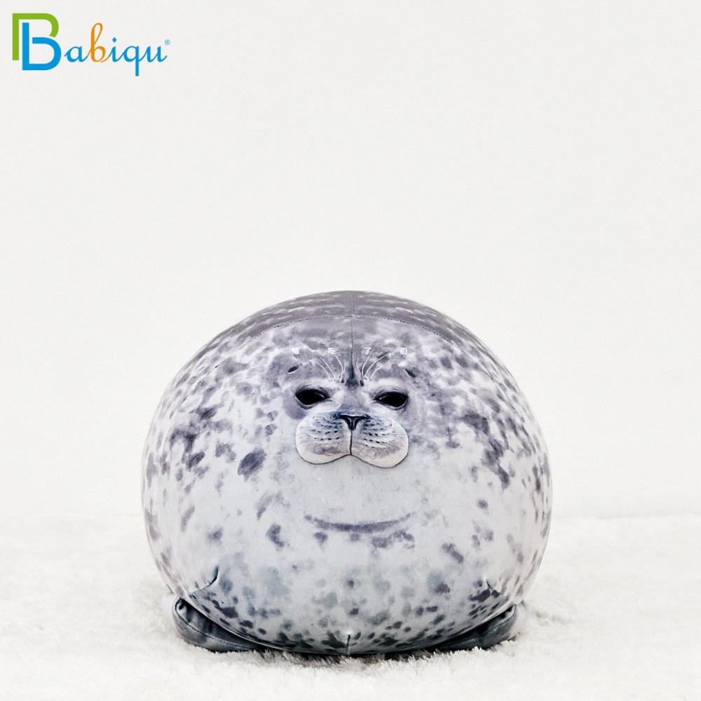 20-80cm énorme mignon Lion de mer en peluche jouets doux joint en peluche peluche sommeil poupées simulé 3D nouveauté jeter des oreillers pour les enfants