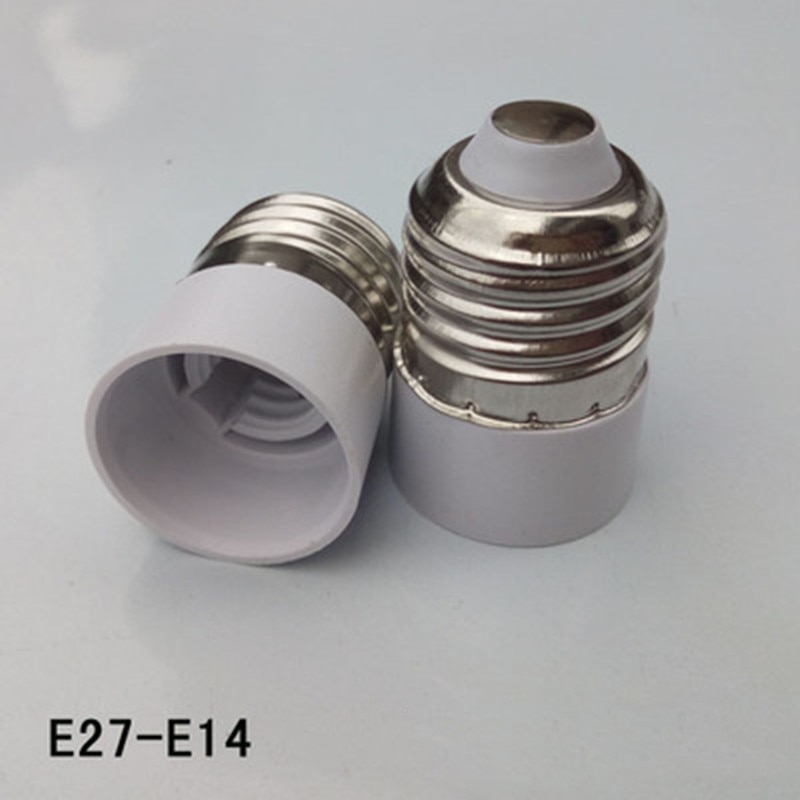 Lamphouder Converter E27 Om E14 Adapter Conversie Socket Abs Materiaal Brandwerende Socket Adapter Lamphouder