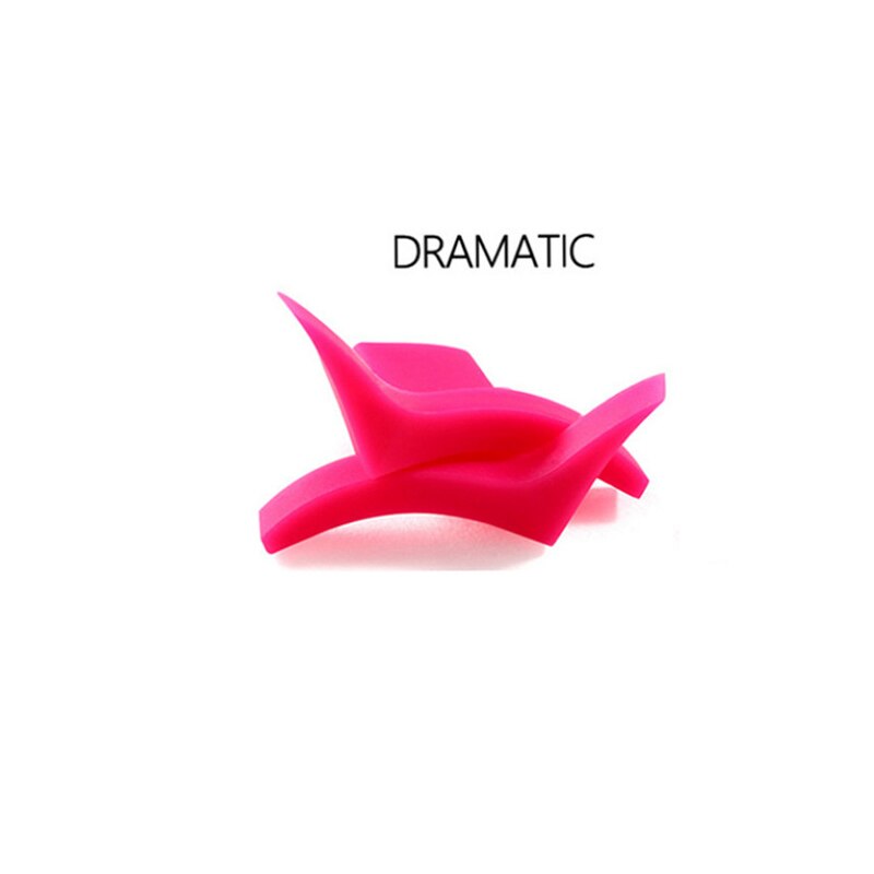 Herramienta de Delineador de Ojos de gato, modelos de plantilla, maquillaje , estilo de ala, 1 par: DRAMATIC