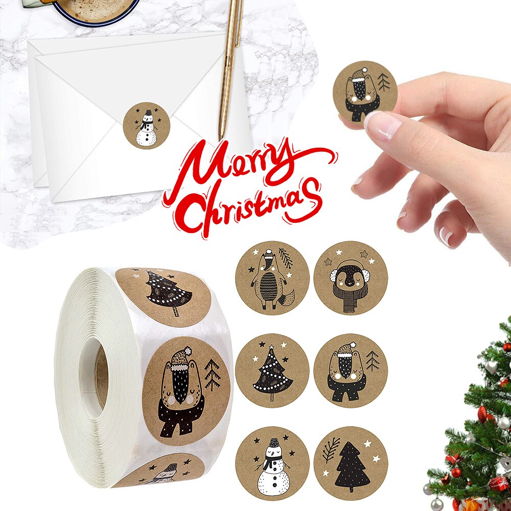 100PCS /lot multi-style Label Sticker 3cm Sealing Label Sticker For baking cake /handmade /food/packing Sealing Labels