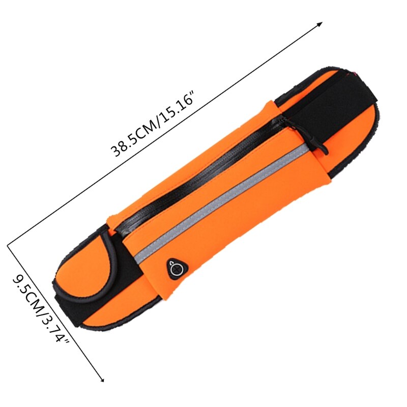 N0HA Running Waist Pack Women&amp;Men Reflective Runner Pouch Belt Fitness Workout Bag Adjustable Sport Fanny Pack Phone Holder