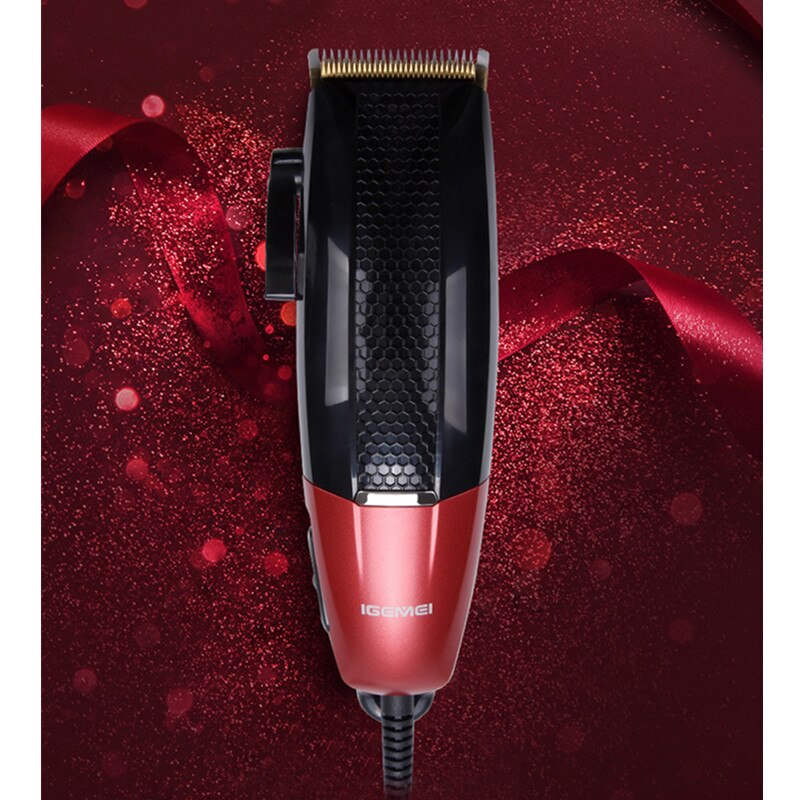 Cortadora de pelo IGEMEI para barbería, cortadora de pelo para hombres, cortadora eléctrica, Máquina para cortar cabello con corte de pelo