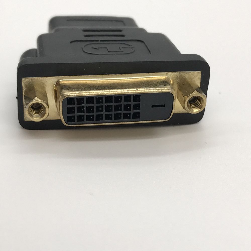 Hdmi naar dvi adapter hdmi naar dvi female converter voor HDTV Vergulde Ondersteuning 1080 p DVI 24 + 1/24 + 5 1 Stks: 24 1P