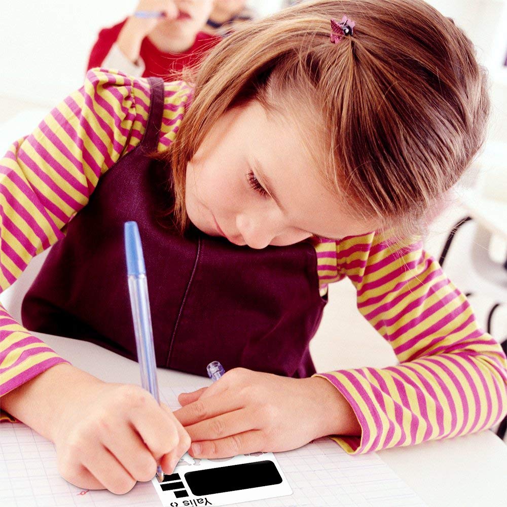 Journal Stencil Diy Diary Drawing Template 12 Pieces, 7inch X 4inch