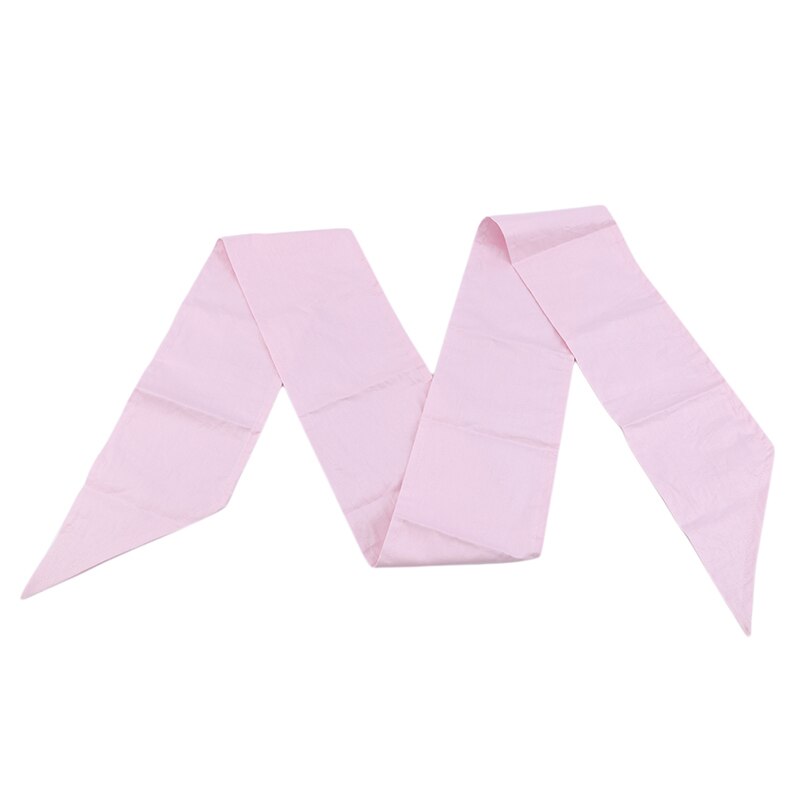 Soft Cotton Newborn Baby Swaddle Wrap Bow Tie Decoration Belt Newborn Infant Photography Props Accessories: light pink