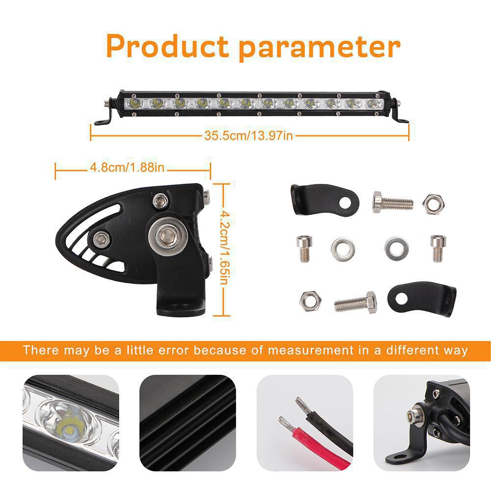 14 inches LED Light Bar Signal Row Light Bar Spot Flood Combo Off Road Light Waterproof Slim Light Bar