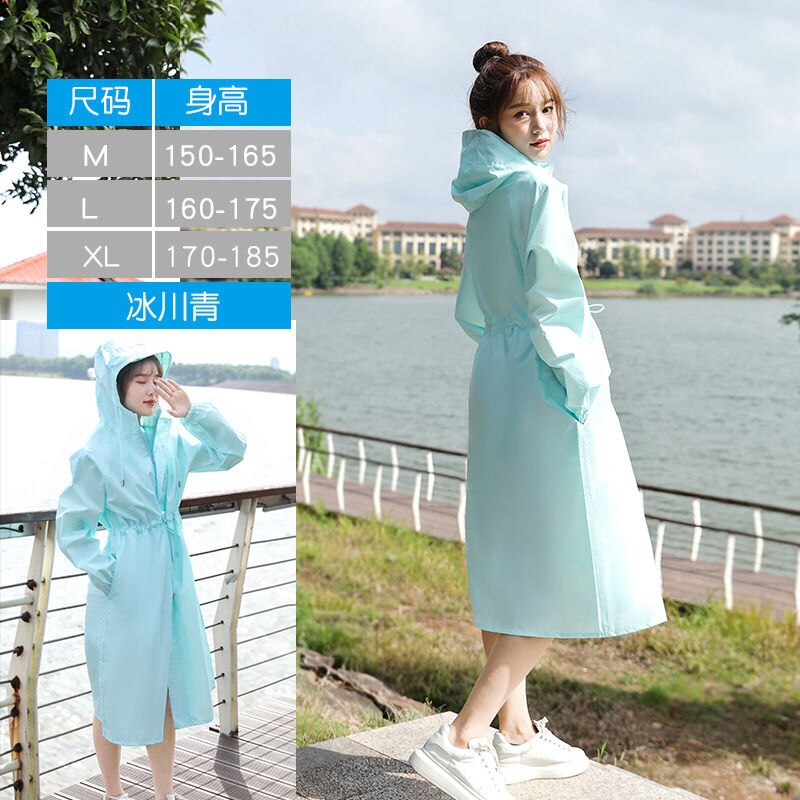 Women Waterproof Raincoat Hoodie Outdoor Running Tourist Raincoat Rain Gear Rain Protection Chubasquero Mujer Women Coat: style 2 / XL