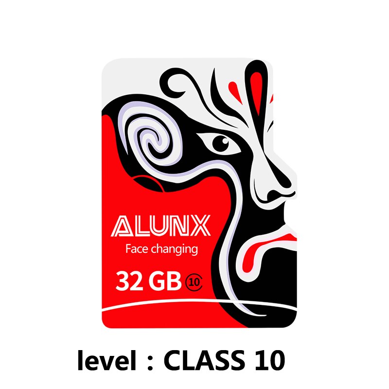 ALUNX micro sd 128gb karta pamięci 32GB 64GB 256GB SDXC SDHC 80M klasy 10-U1 U3 V10 4K Microsd Flash karta TF prezent adapter: CLASS10-32G