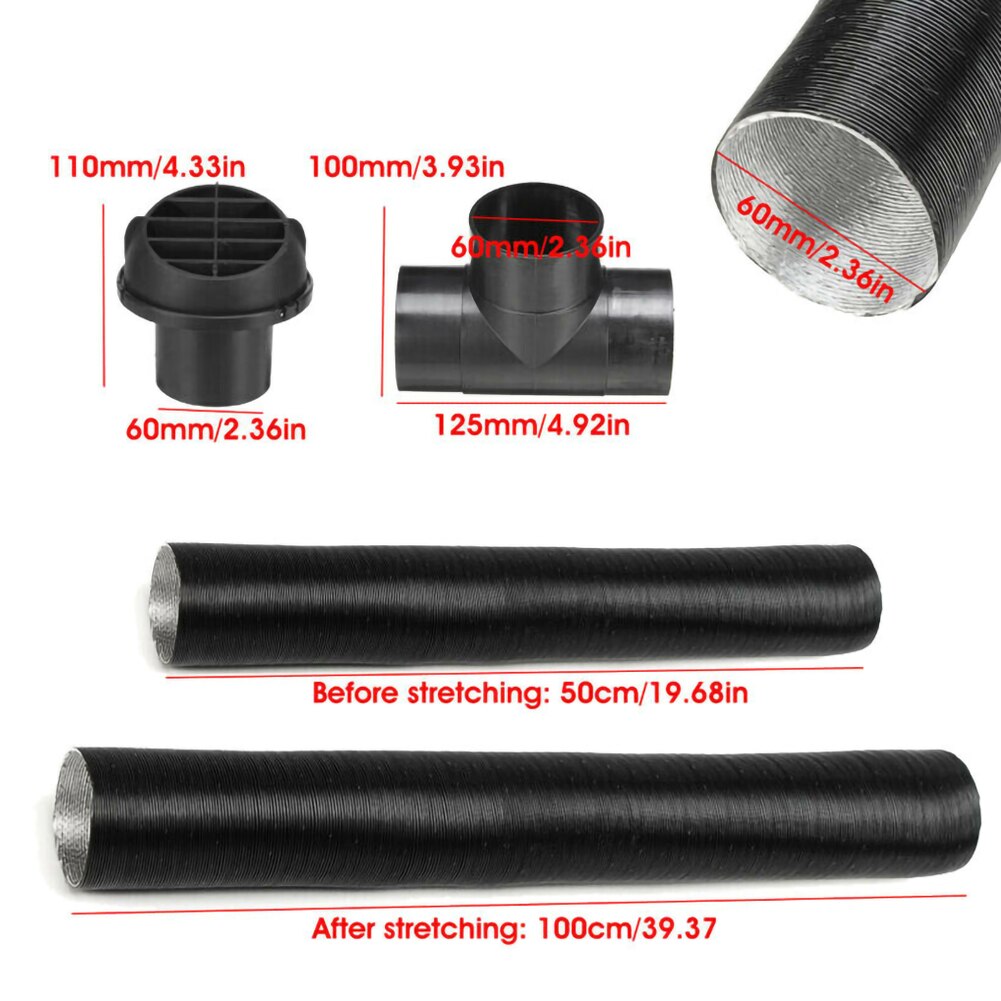 BPRACING Silikon Schlauch Reduzierstück – 63 Mm Gerade Für Luft, Wasser Und Kühlmittel