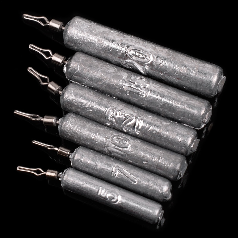 24pcs/lot shot rigs Lead Sinker Carp Fishing Baits fishing Sinker dropshot rig Weight for bass trout fishing tackle