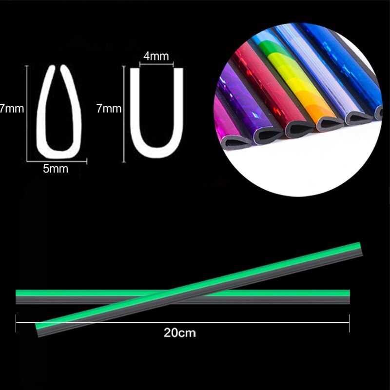 Universele 10 Stuks Auto Air Outlet Decoratie Strip Diy Auto Interieur Airconditioner Chroom Decoratie Strip Auto Interieur Mouldings