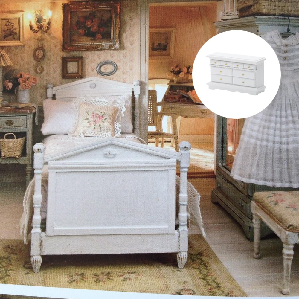 1pc exquisit Kreative Mini Haus Zubehör Seite Schrank Modell