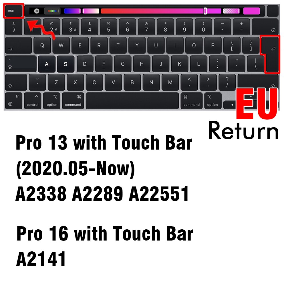 Pokrowiec na klawiaturę Macbook Air 13 M2 Pro 13 M1 Pro 14 16 Max silikonowe etui ochronne A2337 A2338 A2442 A2779 A2681 A2485: Brązowy