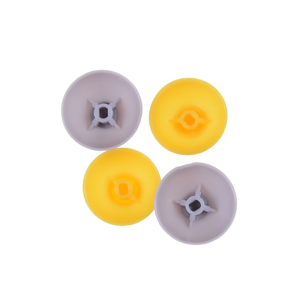 4 Stks/set Grijs Geel Analoge Stick Duimknoppen Joystick Cap Voor Xbox 360 Controller Paddestoel Rubber Cover