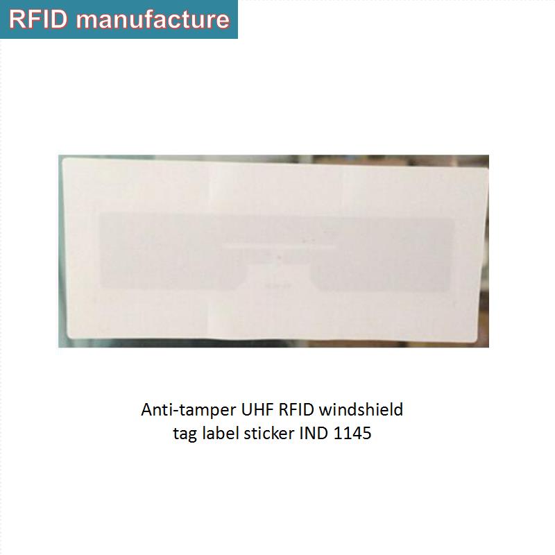 free shippping passive uhf epc gen2 long range rfid tag stick on vehicle access control car uhf rfid windshield card label