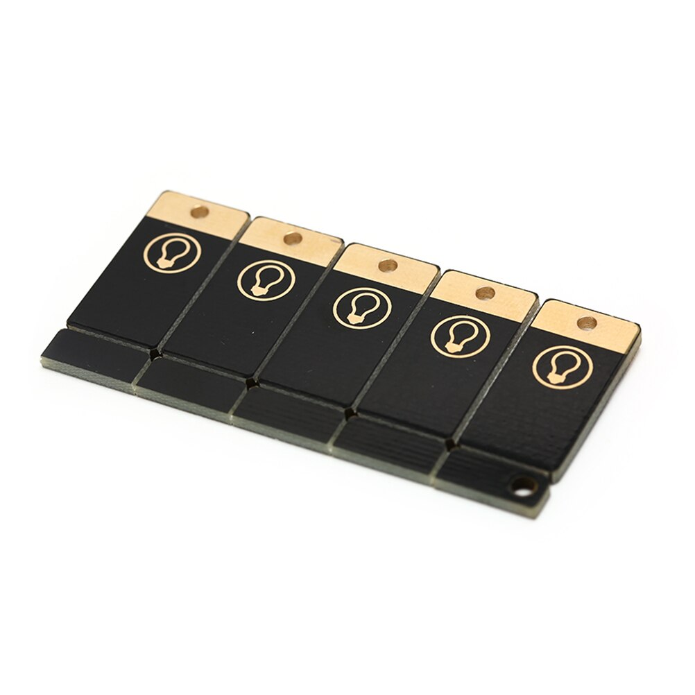5pcs Night Lamp Mini Pocket Card USB Power LED Keychain Night Light for Laptop PC Powerbank 0.2W USB LED Bulb Book Light