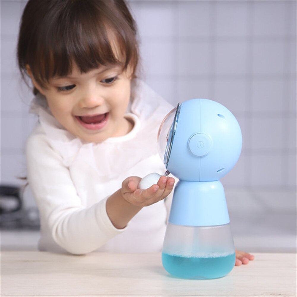 Dispenser di sapone liquido per bambini Dispenser di sapone liquido per bambini Dispenser di schiuma per sensore Touchless per bagno per lavaggio a mano