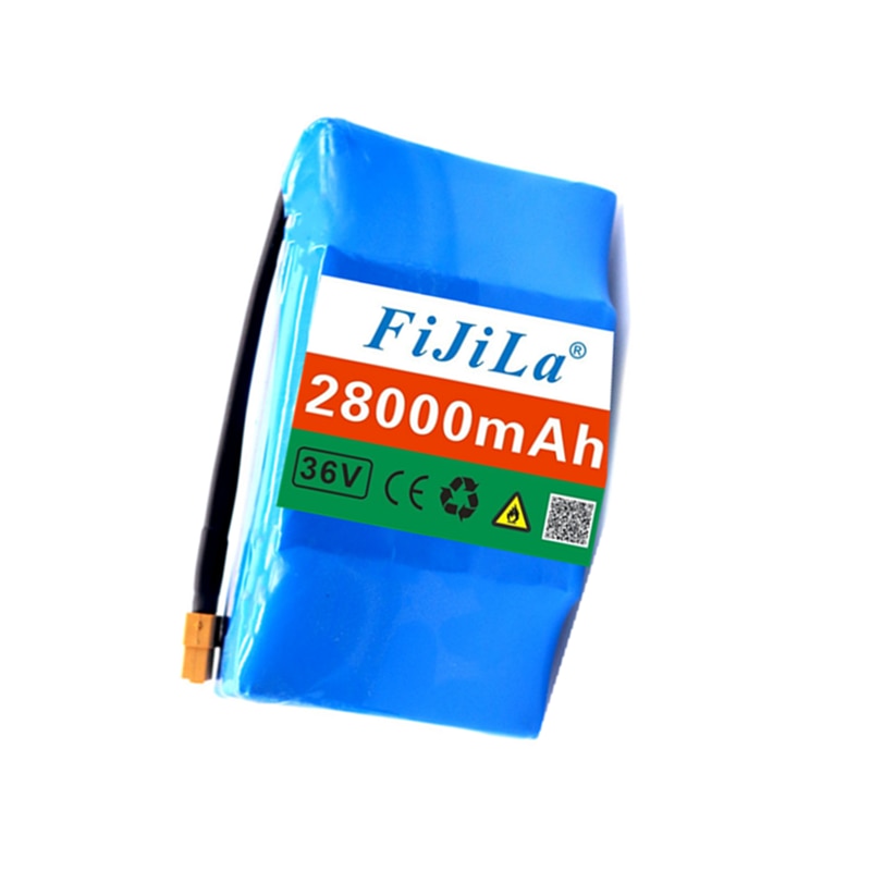 Batteria Al Litio 36V 5.4Ah Con BMS – 10S2P, Impermeabile In PVC, Con XT60 Per Monopattino E Bici Elettrica